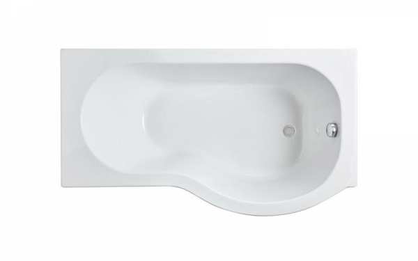 Nuie P Shape Right Hand Shower Bath 1600mm WBP1685R