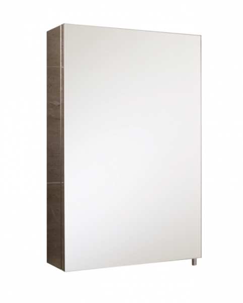 RAK Cube Stainless Steel Single Door Mirrored Cabinet 600 x 400 12SL802