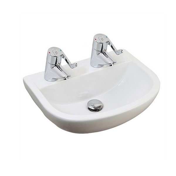 RAK Compact 2 Tap Hole Basin 500 x 380 CO0602AWHA