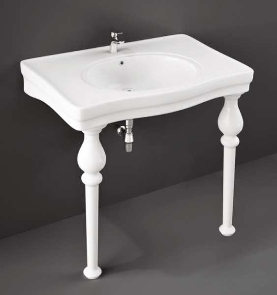 RAK Console Alexandra 2 Tap Hole Basin 845 x 575 AL0401AWHA