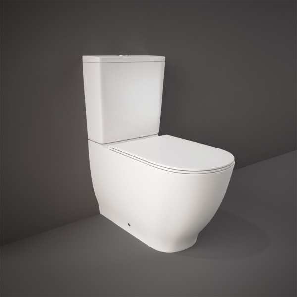 RAK Moon Back To Wall WC inc. Soft Close Toilet Seat 360 x 560