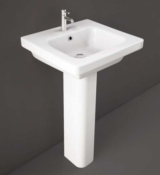 RAK Resort 1 Tap Hole Basin 500 x 460 RST0501AWHA