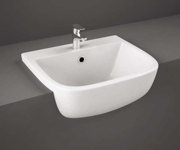 RAK Series 600 1 Tap Hole Semi Recessed Basin 420 x 350 SE0901AWHA