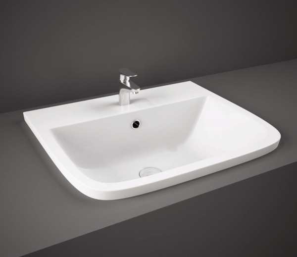 RAK Series 600 Inset 1 Tap Hole Vanity Bowl 500 x 425 SE0902AWHA