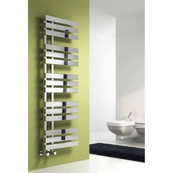 Reina Sesia Chrome Designer Towel Rail 860 x 500mm