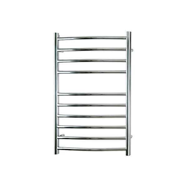 Reina Eos Stainless Steel Curved Ladder Towel Radiator 720 x 600mm