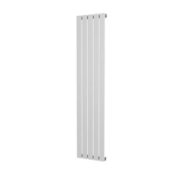 Riviera White Plano Flat Tube Designer Radiator Single Sided 1600 x 340mm