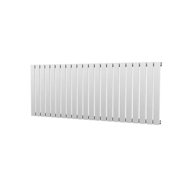 Riviera White Plano Flat Tube Designer Radiator Single Sided 600 x 1496mm