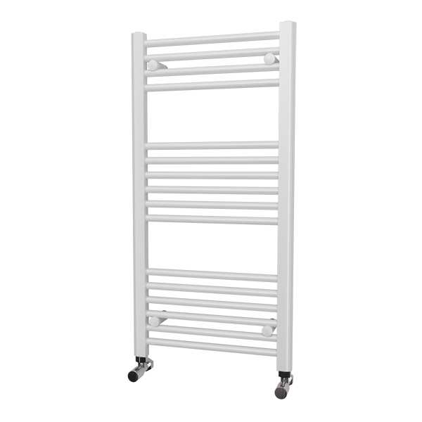 Riviera Neo STRAIGHT White Towel Radiator 1000 x 500