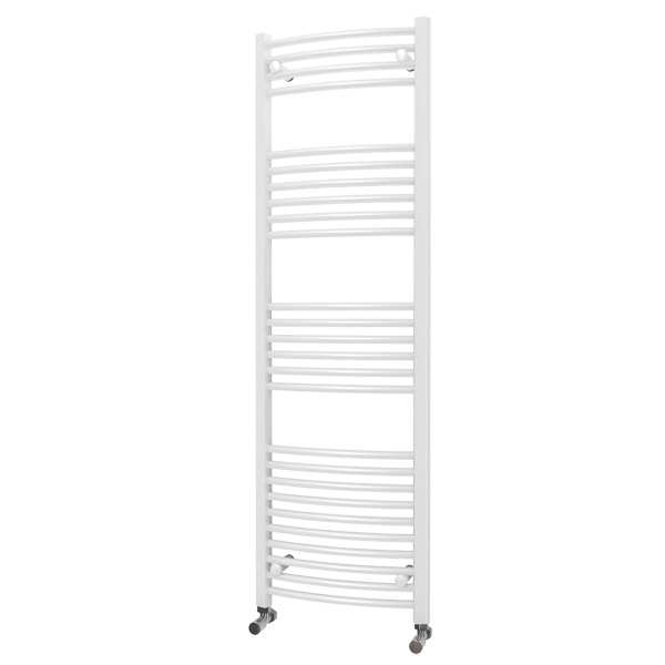 Riviera Neo CURVED White Towel Radiator 1600 x 500