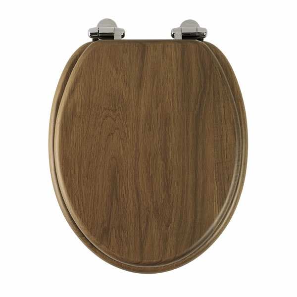 Roper Rhodes Traditional Toilet Seat Honey Oak Soft Close