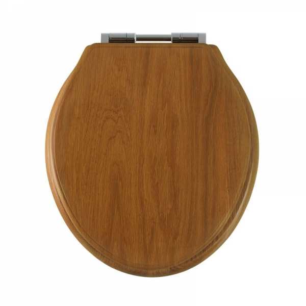 Roper Rhodes Greenwich Solid Wood Toilet Seat Honey Oak