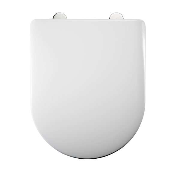 Roper Rhodes Define Top Fix D Shape Soft Close Toilet Seat White