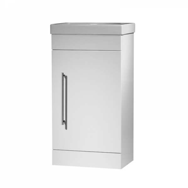 Roper Rhodes Esta 460 Freestanding Gloss White Vanity Unit and Basin ESVB45W ESB45