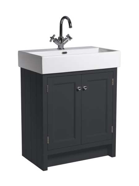 Roper Rhodes Hampton Slate Grey 700 Unit and Basin HAM700B.SG HAM700C