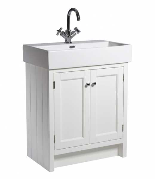 Roper Rhodes Hampton Chalk White 700 Unit and Basin HAM700B.W HAM700C