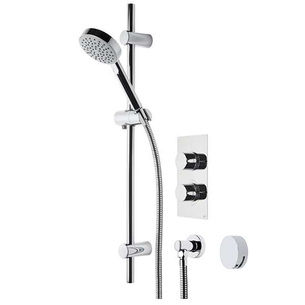 Roper Rhodes Event Round Dual Function Shower System With Bath Filler SVSET21