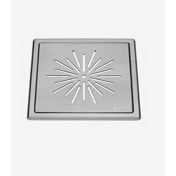 Smedbo Outline Floor Grating Brushed Stainless Steel FS500