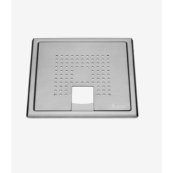 Smedbo Outline Floor Grating Brushed Stainless Steel FS503