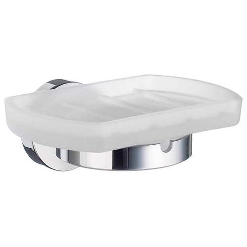 Smedbo Home Glass Soap Dish with Holder