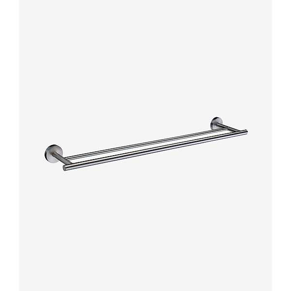 Smedbo Home Double Towel Rail Brushed Chrome