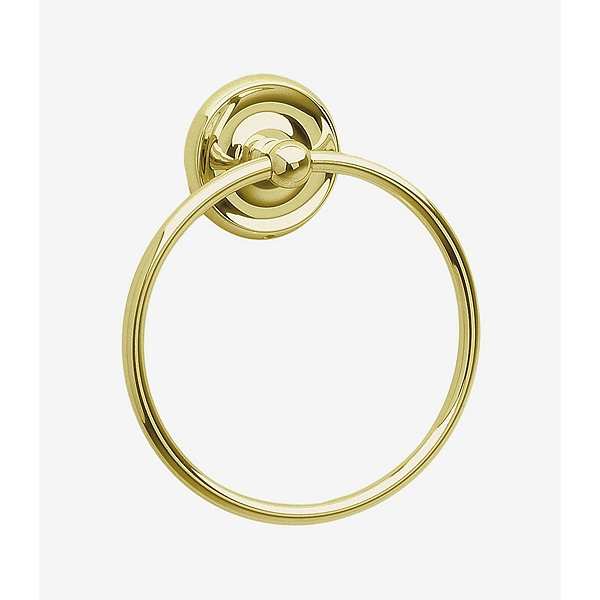 Smedbo Villa Towel Ring Brass