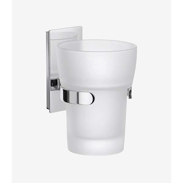 Smedbo Pool Holder with Tumbler Polished Chrome