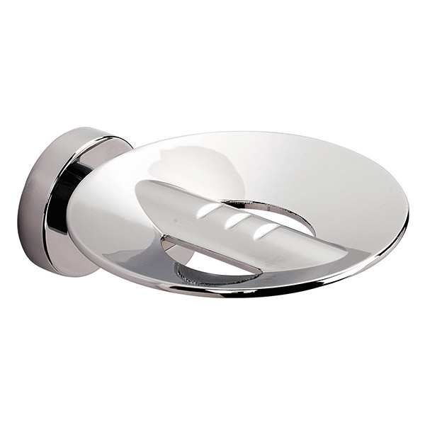 Sonia Tecno Project Metal Soap Dish With Holes Chrome 116959