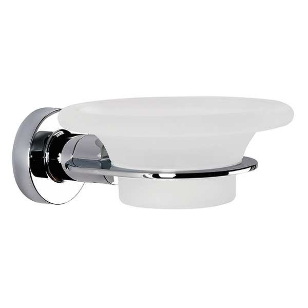 Sonia Tecno Project Glass Soap Dish Chrome 117048