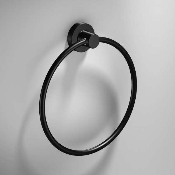 Sonia Tecno Project Towel Ring Small Black  176786