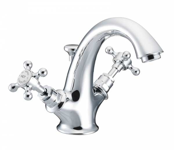 St James Tall Basin Mixer Tap SJ412 Chrome with Pop up Waste