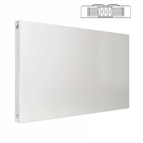 Stelrad Everest Plan K2 Type 22 Double Panel Double Convector Radiator 500mm x 600mm White 4052206