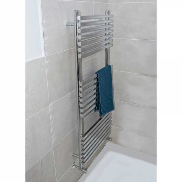 TowelRads Oxfordshire 1186 x 500mm Chrome Designer Towel Rail