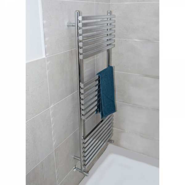 TowelRads Oxfordshire 750 x 500mm Chrome Designer Towel Rail