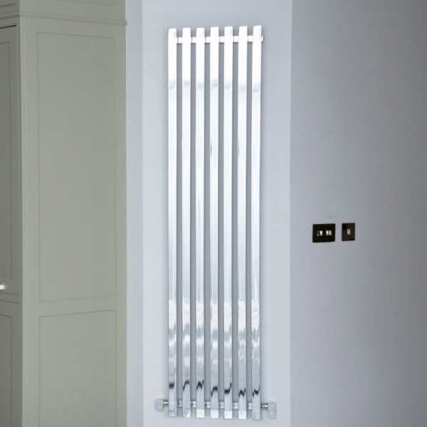 TowelRads Soho 1800 x 305mm Chrome Designer Vertical Radiator