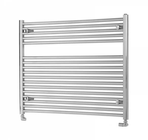 TowelRads Pisa 600 x 1000mm Chrome Horizontal Towel Rail