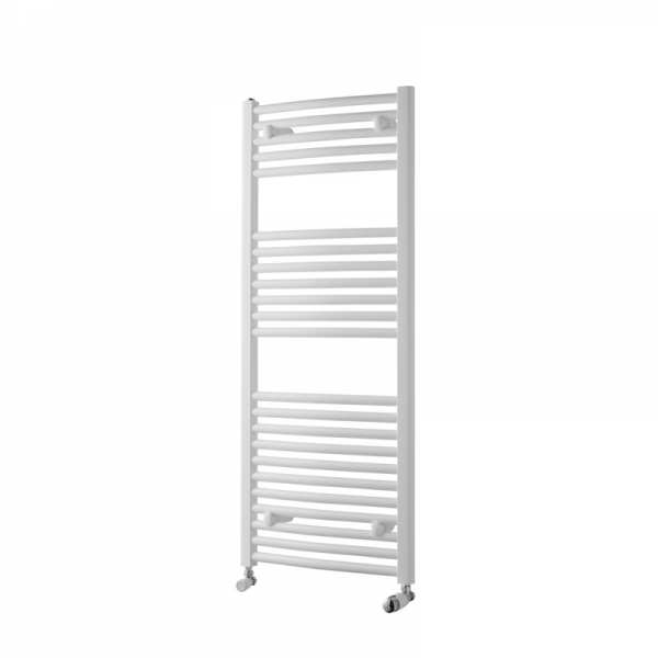 TowelRads Pisa 800 x 450mm White Curved Towel Rail