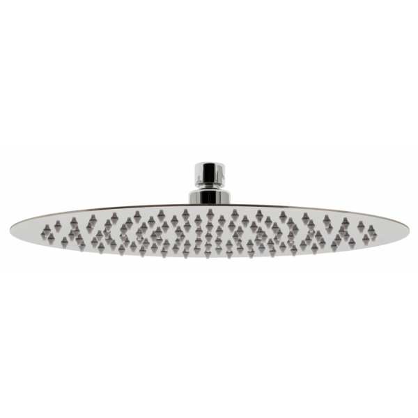 Vado Aquablade Single Function Easy Clean Slim Line Oval Shower Head 300mm x 200mm