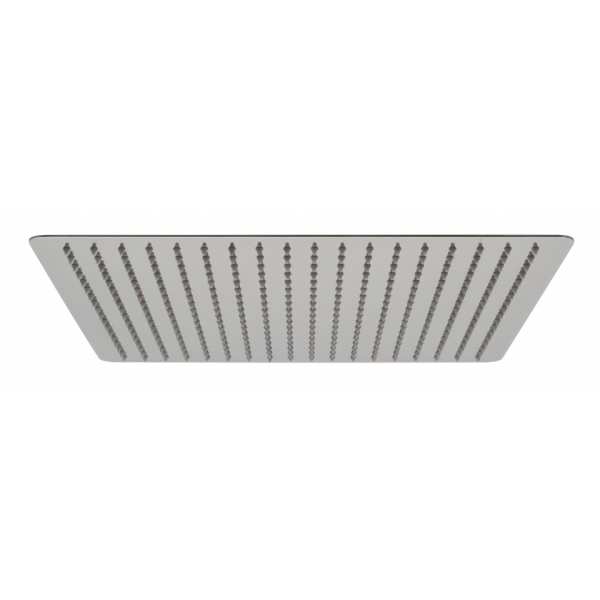 Vado Aquablade Single Function Easy Clean Slim Line Square Shower Head 400mm