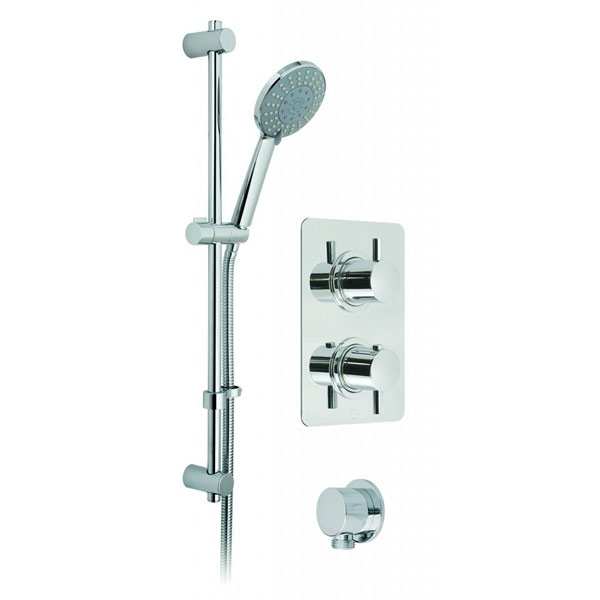 Vado Celsius Thermostatic Shower Package with 4 Function Shower Kit DX17120CELSQCP