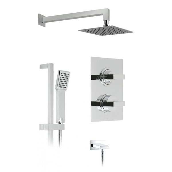 Vado Notion 2 Outlet Thermostatic Shower Package DX172250NOTCP