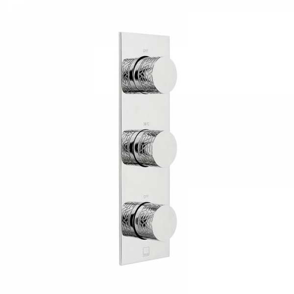 Vado Omika 2 Outlet 3 Handle Vertical Tablet Thermostatic Valve