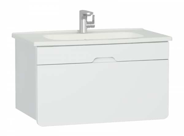 Vitra D Light 900 Matt White Washbasin And Unit 58135