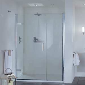 Aqata Spectra SP457 Hinged Shower Door and Inline Panel 1000
