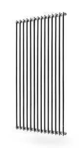 Abacus Elegance Tiempo Vertical Designer Radiator 900 x 590 CHROME