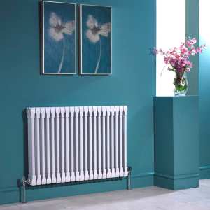 Apollo Monza 2 Column Horizontal Aluminium Column Radiator 420 x 388mm AL2C4H400