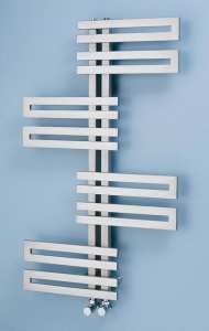 Apollo Genova Wave Stainless Steel Towel Warmer 1000 x 600mm GWSSTR6W1000