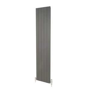 Apollo Malpensa Flat Aluminium Anthracite Designer Radiator 1800 x 720mm MALF18H9S