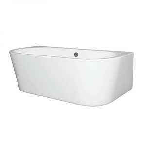 BC Designs Ancora 1640 x 760 Back to Wall Double Ended Bath BAS055
