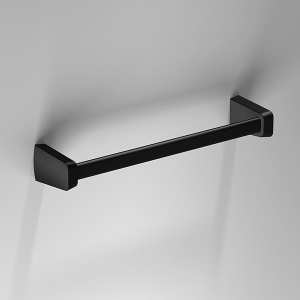 Sonia S6 Black Towel Rail 32cm Black 166404